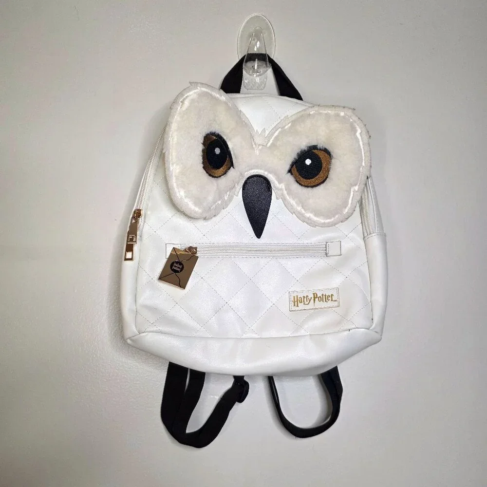 Harry Potter Hedwig Owl White Mini Backpack Imitation Leather